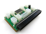 X6B 8 PORT CHAIN SYNC BREAKOUT BOARD FOR HP DELTA LITE-ON SERVER POWER SUPPLY USE IN ASIC OR GPU MINING