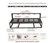 8 GPU Open Air Frame Graphics Card Machine Chassis Case Suitable for BTC-S37 - AndoVolution Australia - GPU Risers - crypto mining - Located: North Lakes, Brisbane, QLD, Australia