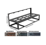 8 GPU Open Air Frame Graphics Card Machine Chassis Case Suitable for BTC-S37 - AndoVolution Australia - GPU Risers - crypto mining - Located: North Lakes, Brisbane, QLD, Australia
