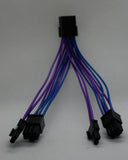 8 pin female to dual 6+2pin male splitter cable - AndoVolution Australia - GPU Risers - crypto mining - Located: North Lakes, Brisbane, QLD, Australia